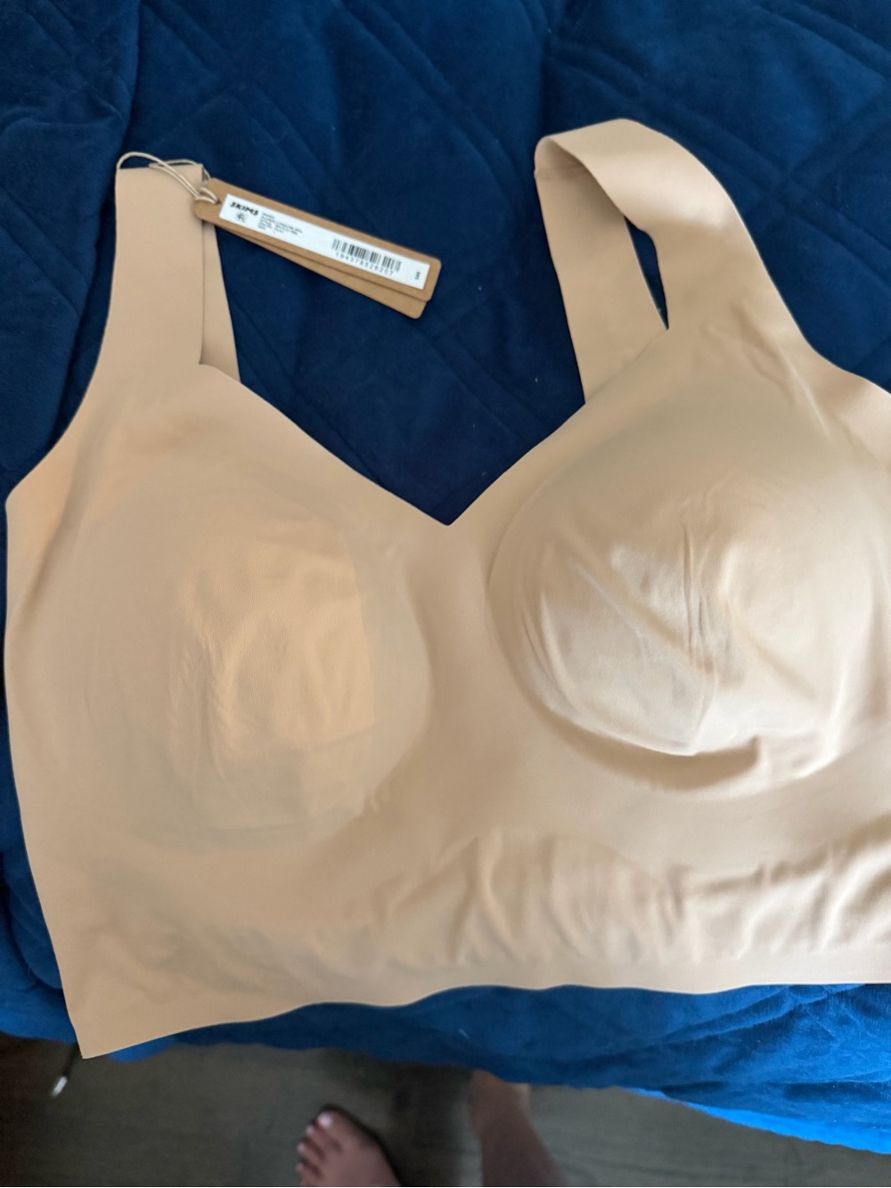 SKIMS Smooth Nude Wireless Bralette - Beige